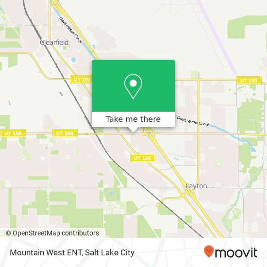 Mapa de Mountain West ENT