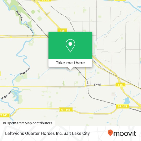 Mapa de Leftwichs Quarter Horses Inc