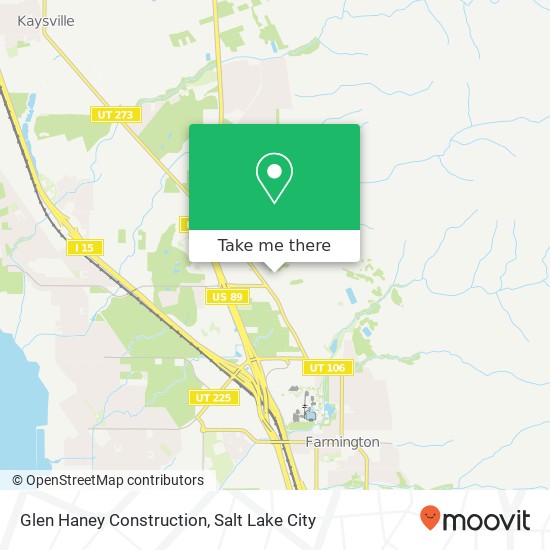 Glen Haney Construction map