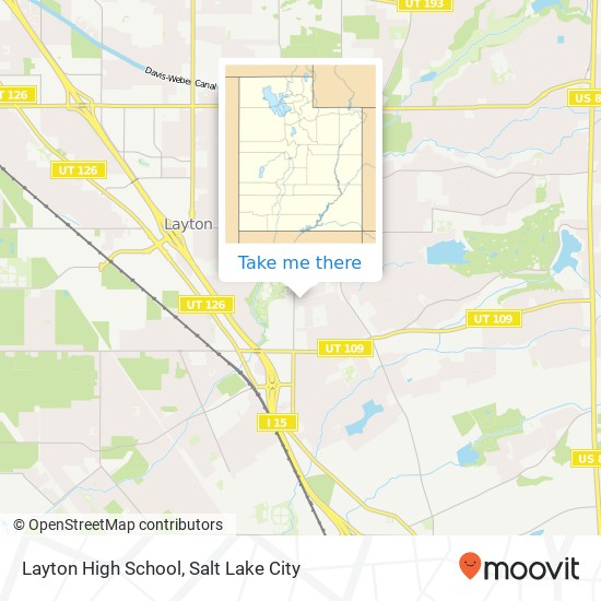 Mapa de Layton High School