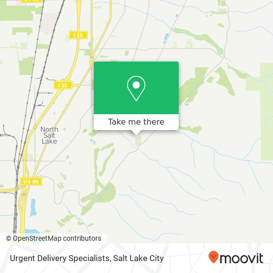 Urgent Delivery Specialists map