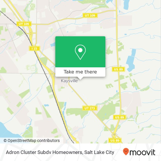 Mapa de Adron Cluster Subdv Homeowners