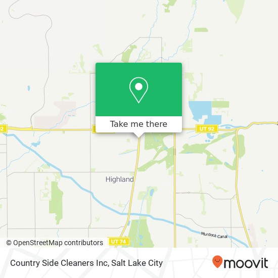 Country Side Cleaners Inc map