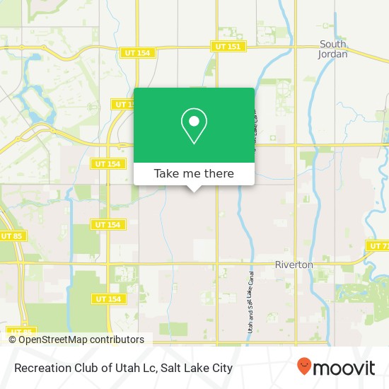 Recreation Club of Utah Lc map