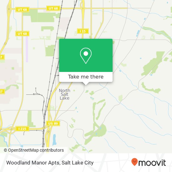 Woodland Manor Apts map