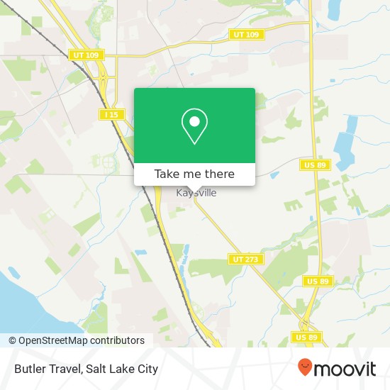 Mapa de Butler Travel