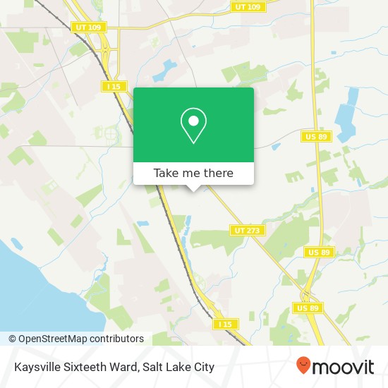 Mapa de Kaysville Sixteeth Ward