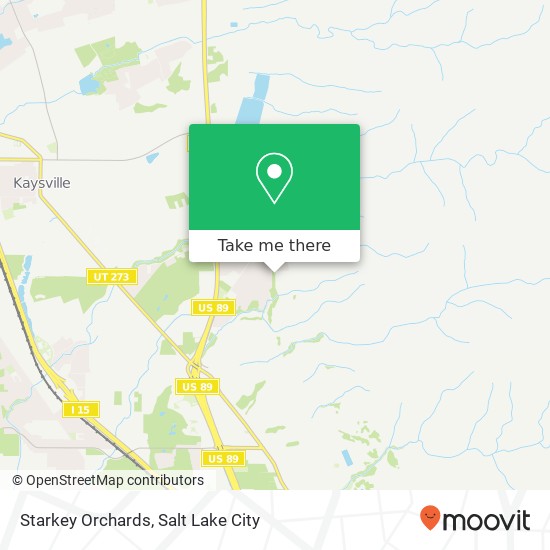 Starkey Orchards map