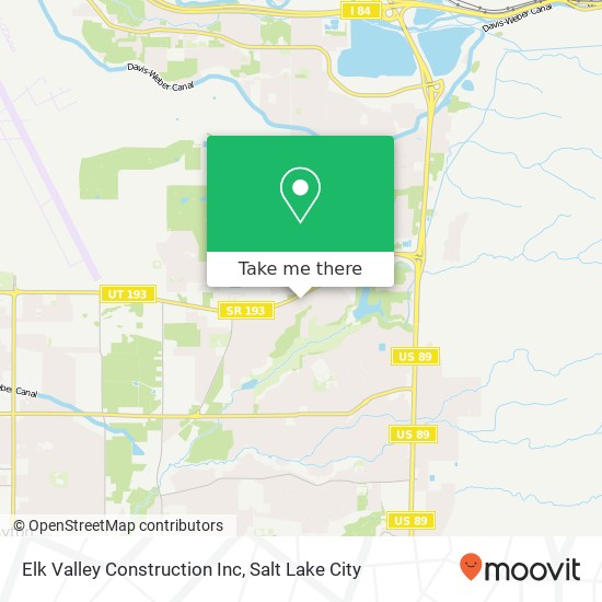 Mapa de Elk Valley Construction Inc