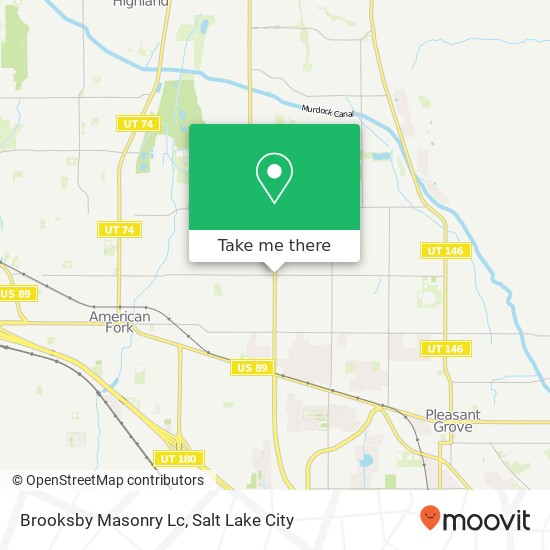 Brooksby Masonry Lc map