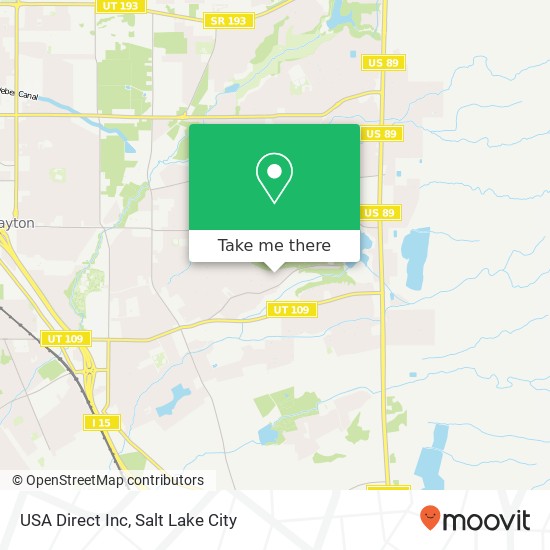 USA Direct Inc map