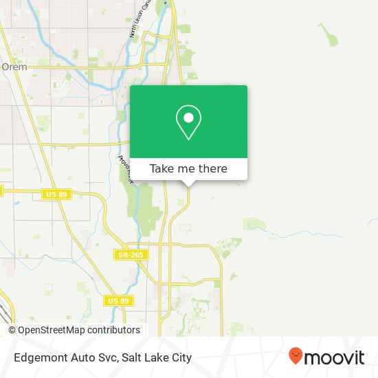 Edgemont Auto Svc map