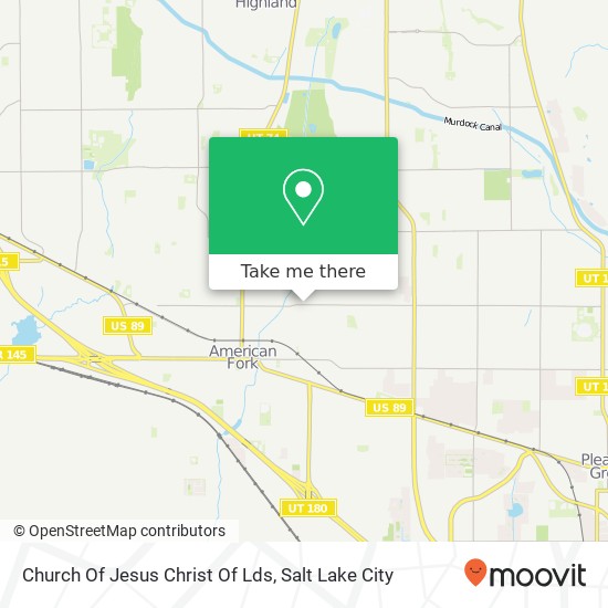 Mapa de Church Of Jesus Christ Of Lds