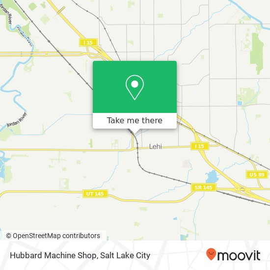 Hubbard Machine Shop map
