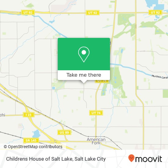 Mapa de Childrens House of Salt Lake