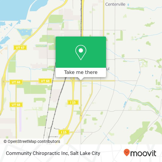 Community Chiropractic Inc map