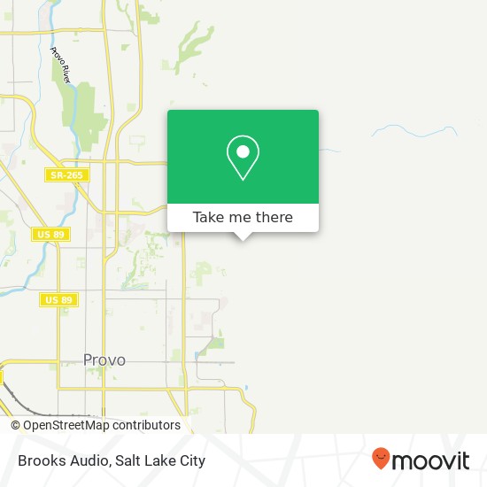 Mapa de Brooks Audio