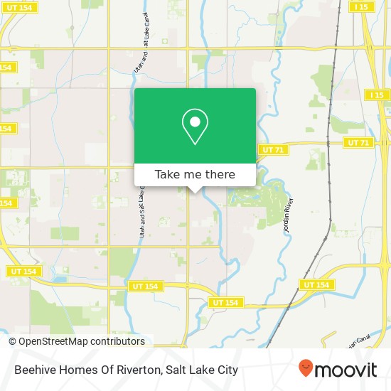Mapa de Beehive Homes Of Riverton