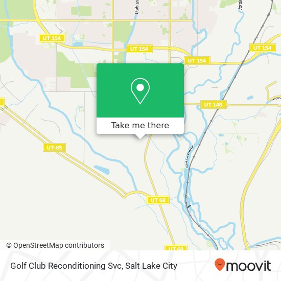 Golf Club Reconditioning Svc map
