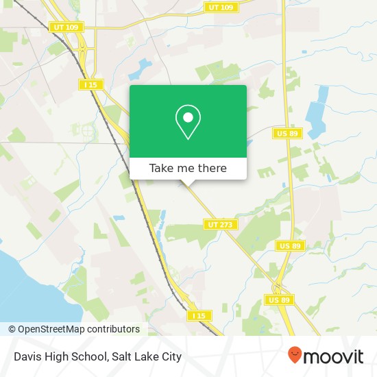 Mapa de Davis High School