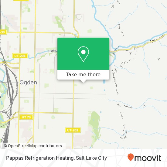 Mapa de Pappas Refrigeration Heating