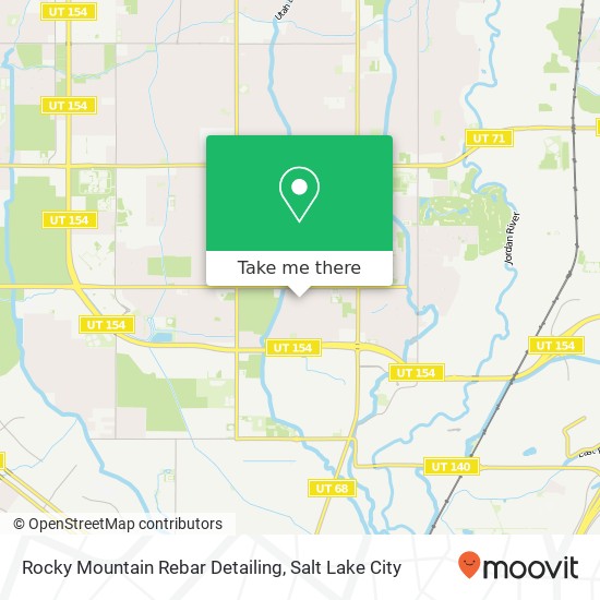 Mapa de Rocky Mountain Rebar Detailing
