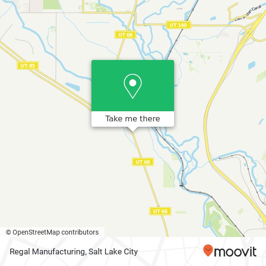 Regal Manufacturing map