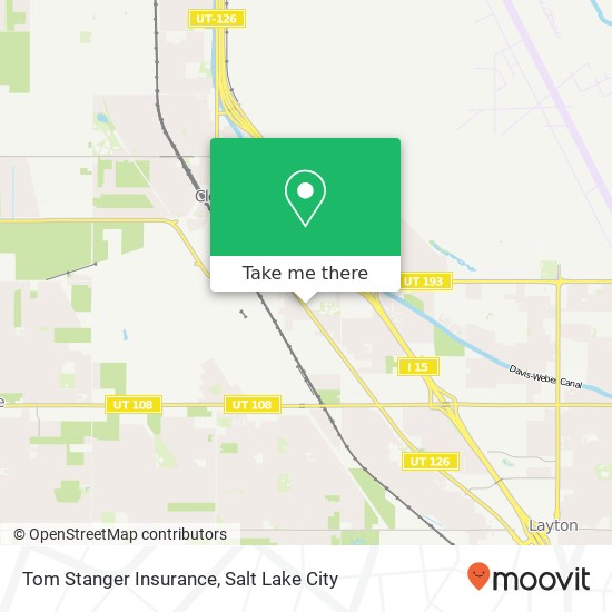 Mapa de Tom Stanger Insurance