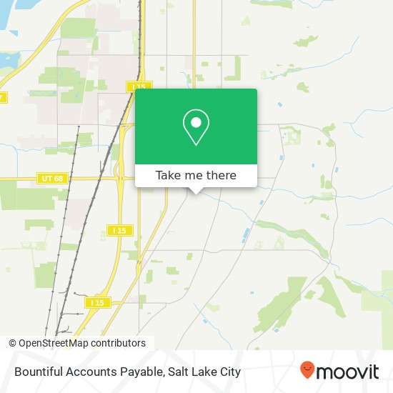 Bountiful Accounts Payable map