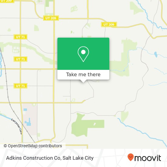 Adkins Construction Co map