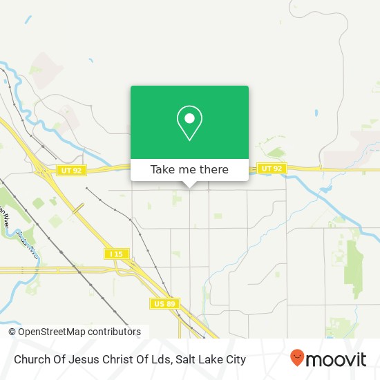 Mapa de Church Of Jesus Christ Of Lds