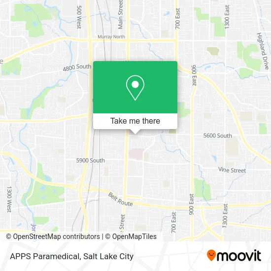 APPS Paramedical map