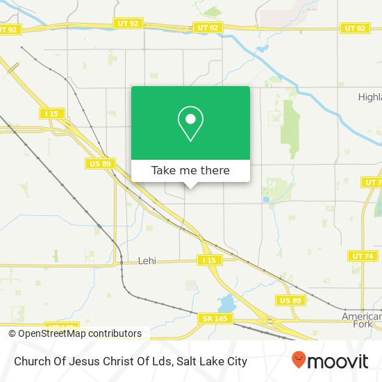 Church Of Jesus Christ Of Lds map