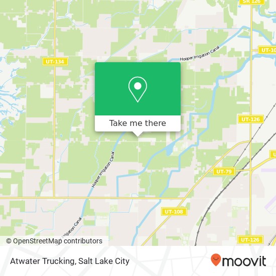 Atwater Trucking map