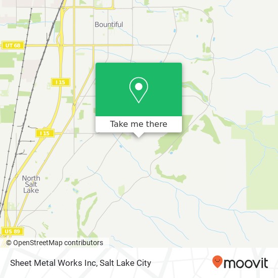 Mapa de Sheet Metal Works Inc