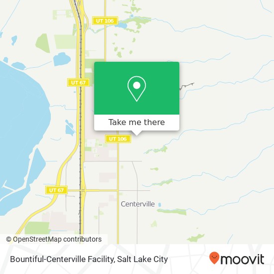 Mapa de Bountiful-Centerville Facility