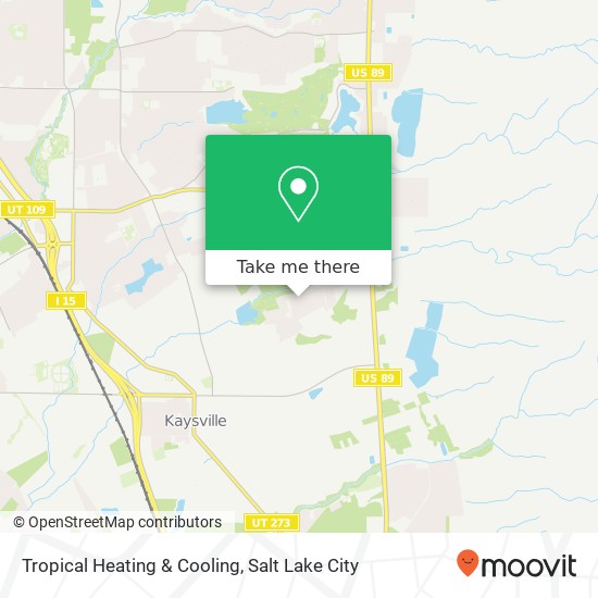 Mapa de Tropical Heating & Cooling