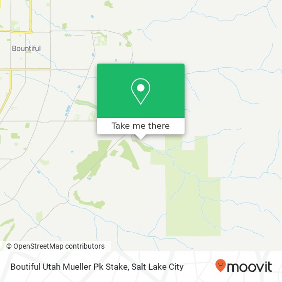 Boutiful Utah Mueller Pk Stake map