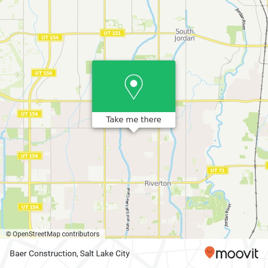 Baer Construction map