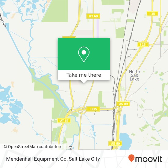 Mendenhall Equipment Co map