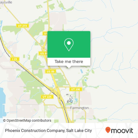 Mapa de Phoenix Construction Company