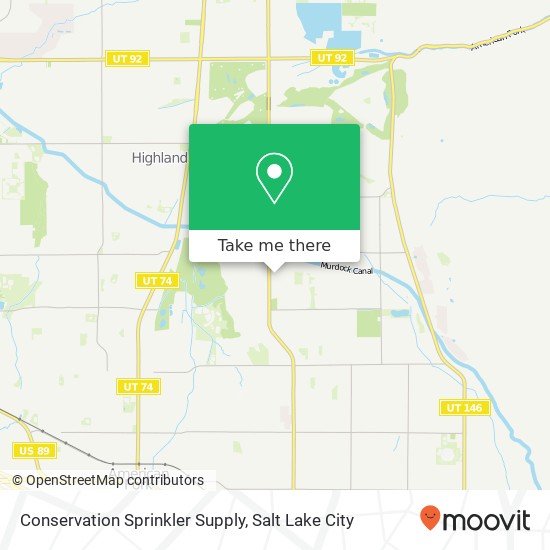 Mapa de Conservation Sprinkler Supply