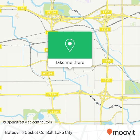 Batesville Casket Co map