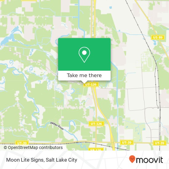 Mapa de Moon Lite Signs