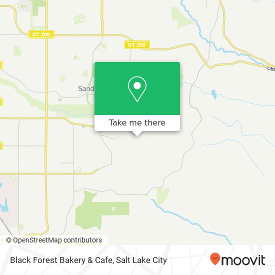 Mapa de Black Forest Bakery & Cafe