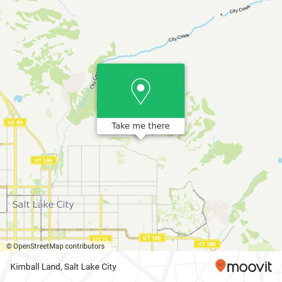 Kimball Land map