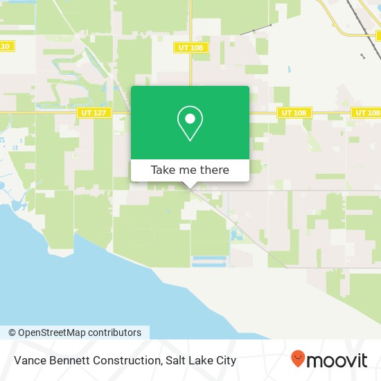 Vance Bennett Construction map