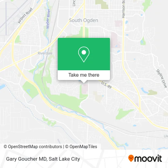 Gary Goucher MD map
