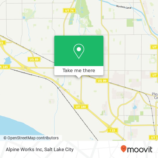 Alpine Works Inc map