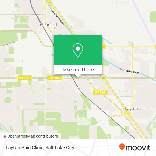 Layton Pain Clinic map